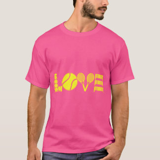 Tennis kärleksfamilj t shirt