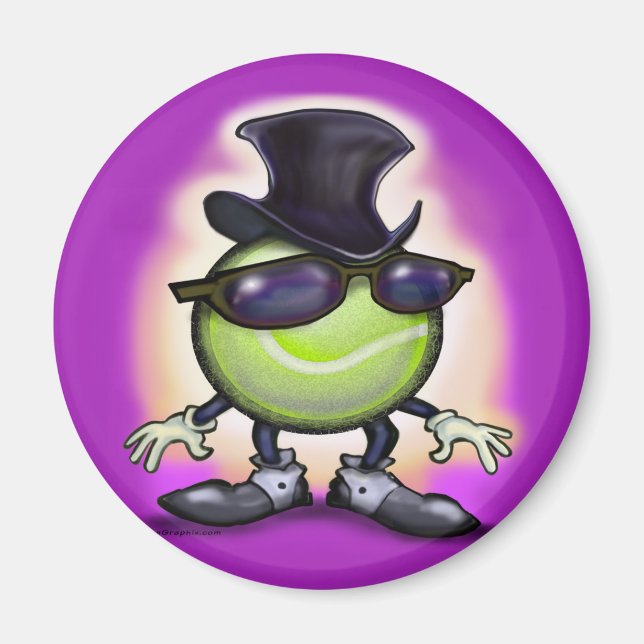 Tennis-klass Magnet (Framsidan)