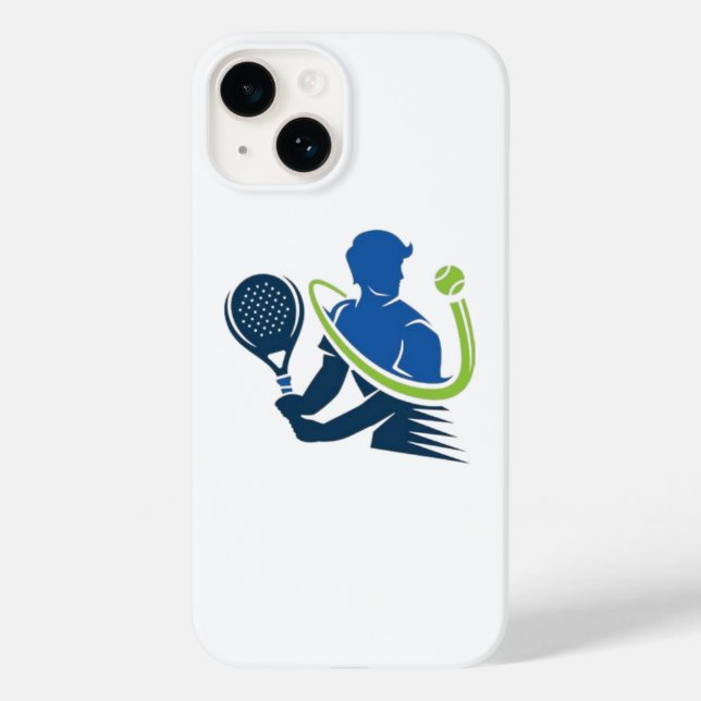 Tennis Klubb Logotyp - Dynamic Action, Sporty Stil (Baksida)