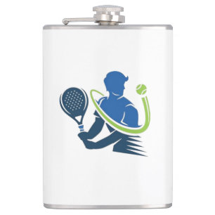 Tennis Klubb Logotyp - Dynamic Action, Sporty Stil Fickplunta