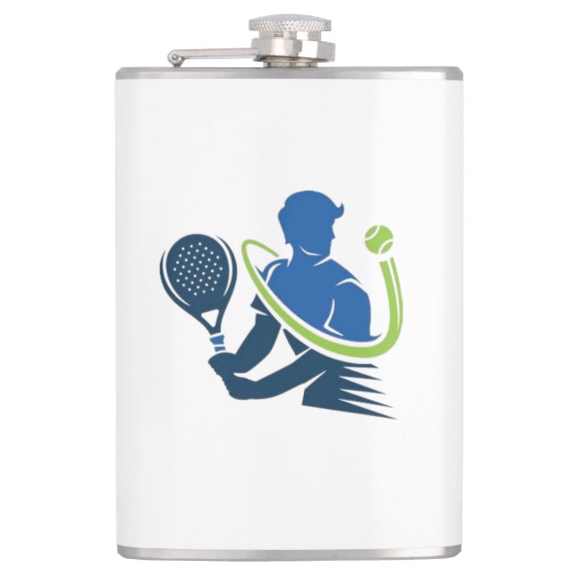 Tennis Klubb Logotyp - Dynamic Action, Sporty Stil Fickplunta (Framsidan)