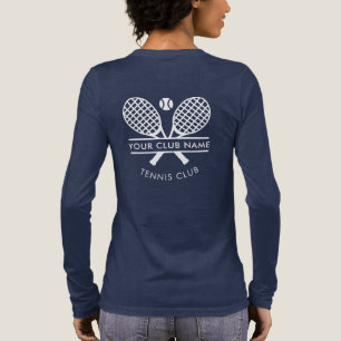 Tennis Klubb Namn Lag Spelare Swag Rackets Motiv T Shirt