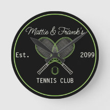 Tennis Klubb Pub Wall Clock