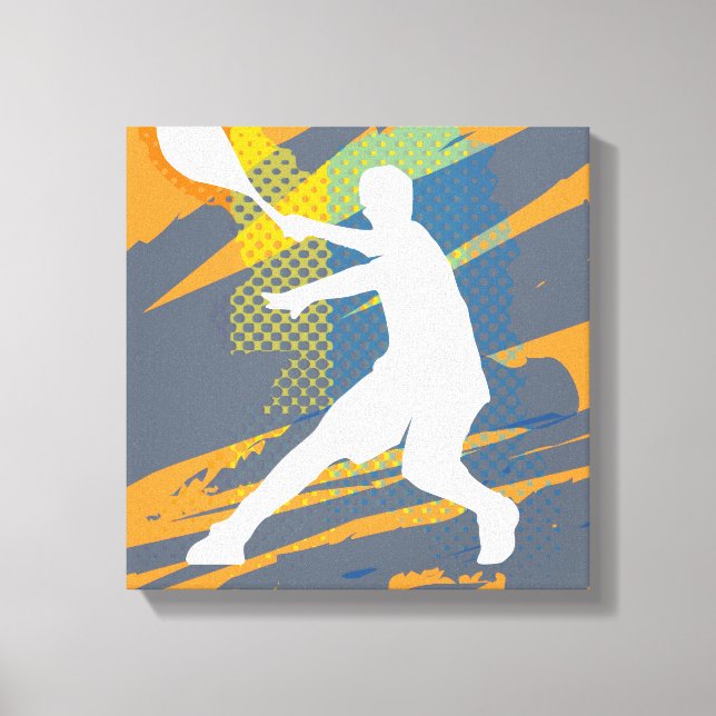 Tennis konstduks tryck design för hemmet eller klu (Framsida)
