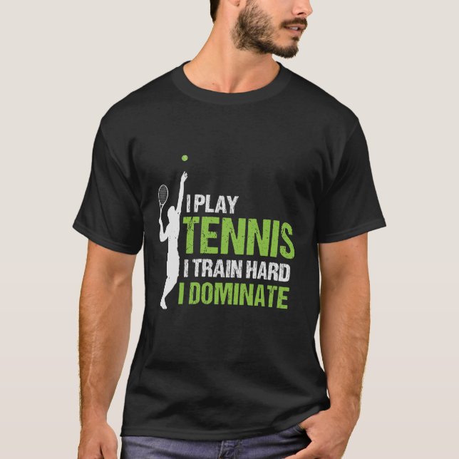 Tennis-kursutrustning T Shirt (Framsida)