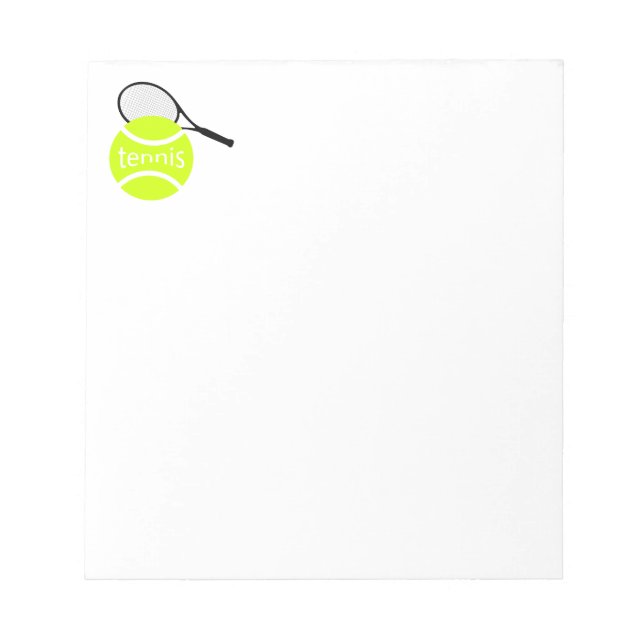 Tennis-lag Anteckningsblock (Framsida)