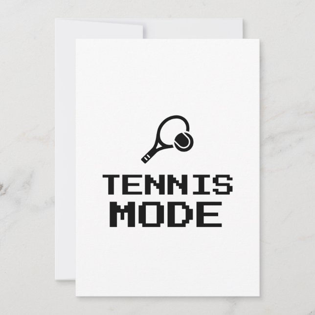 TENNIS-LÄGE JULKORT (Framsida)