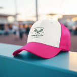 Tennis Land Klubb | Bachelorette Keps<br><div class="desc">Ge är den här beundransvärda hatten till dina brudtärnor för din bachelorette eller bröllop helg! Våra roligtar är perfekten för din besättning att få all uppmärksamhet överallt du och dina gals går! Tenniscore skapar sig ut ur land-klubben och på ditt kontorsmaterial. Det ser ut som en aptitlöshet på lyxfritiden. Den...</div>