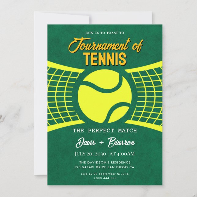 Tennis Land Klubb Inbjudningar (Framsida)