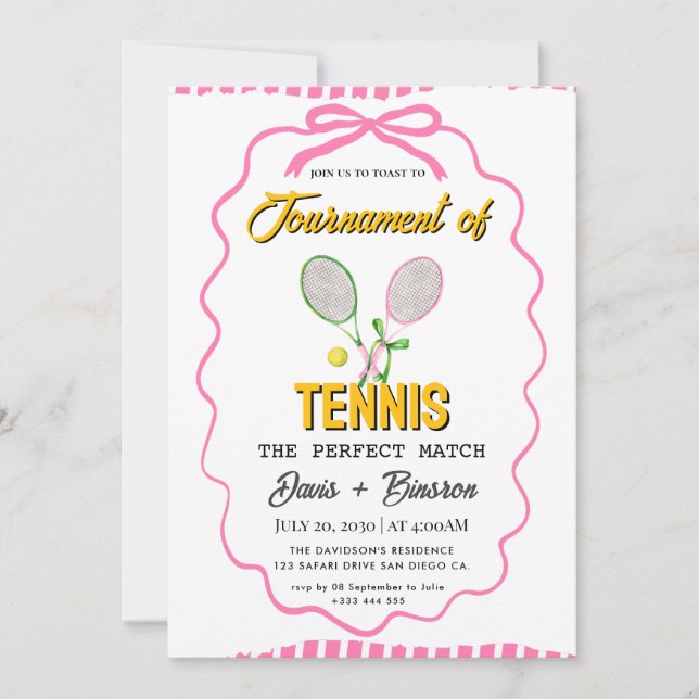 Tennis Land Klubb Inbjudningar (Framsida)