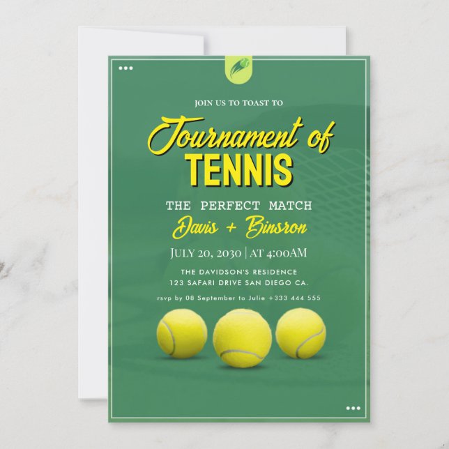 Tennis Land Klubb Inbjudningar (Framsida)