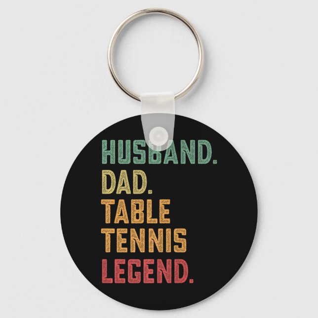 Tennis Legend manar Make Pappa Bord Nyckelring (Framsida)