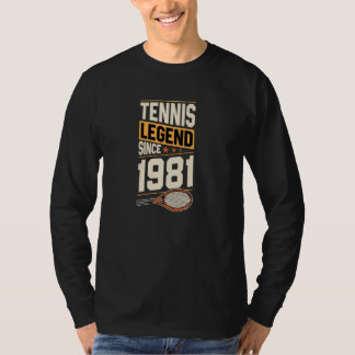 Tennis Legend sedan 1981 T Shirt