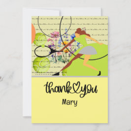 Tennis Life är bättre på en kvinnlig spelare Tack Kort