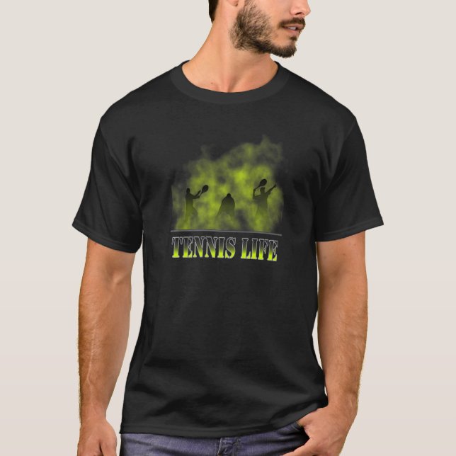 Tennis Life T Shirt (Framsida)