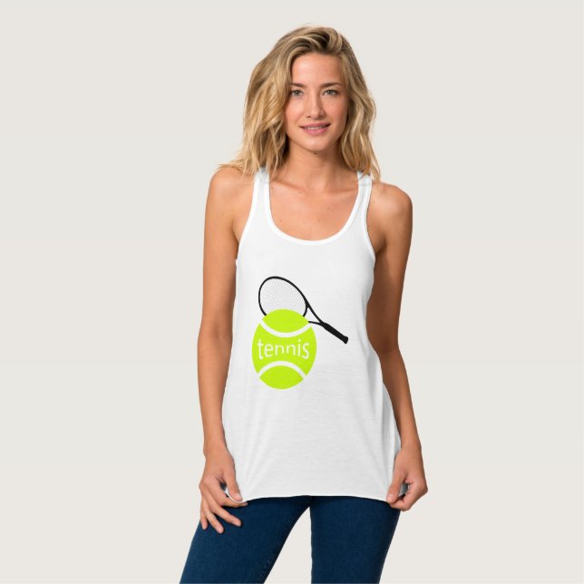 Tennis Linne Med Racerback (Hel framsida)