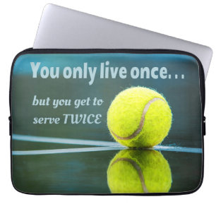 Tennis live gång Server två gånger, Tennis Boll, C Laptop Fodral