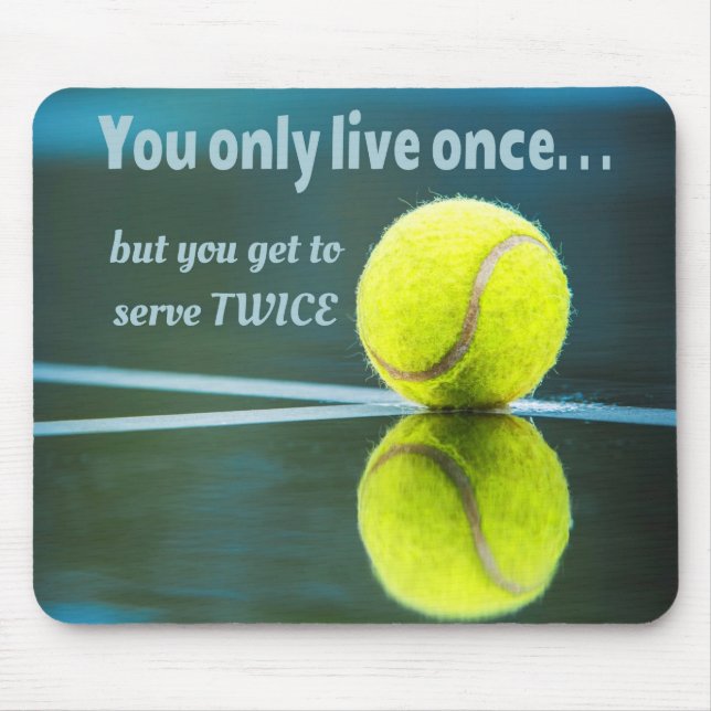 Tennis live gång Server två gånger, Tennis Boll, C Musmatta (Framsidan)