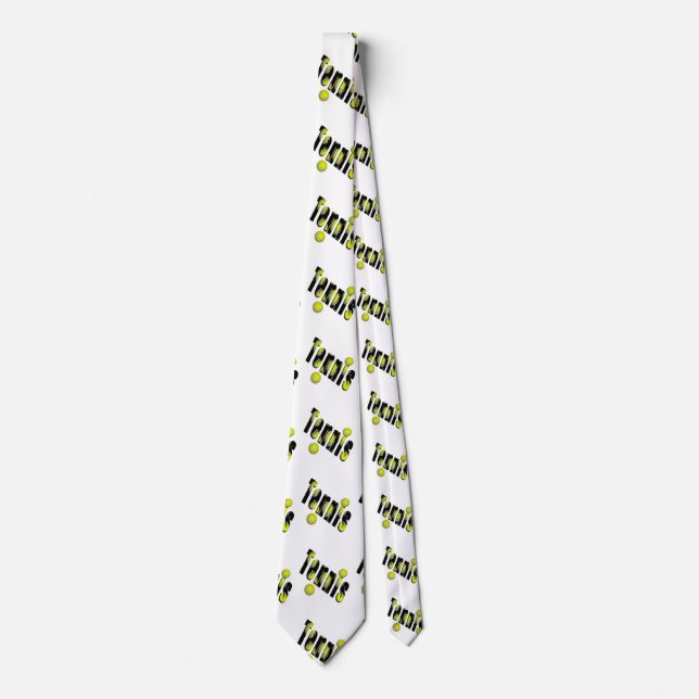 Tennis Logotyp och Bollar Slips (Framsida)