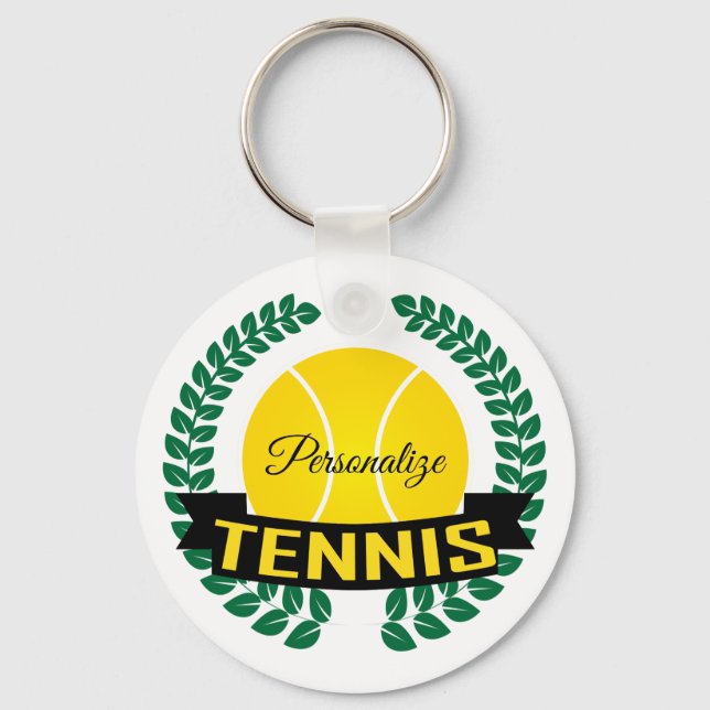 Tennis Logotyp WAN Keychain Nyckelring (Framsida)