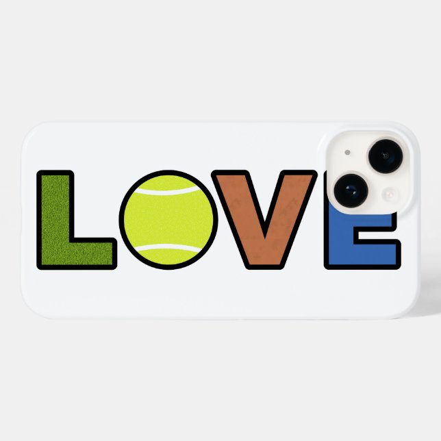 Tennis Love Phone Case (Baksida (horisontell))