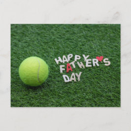 Tennis Lycklig Fars dag med tennis boll Card Vykort