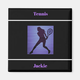 Tennis Magnet w/ Hennes Namn!