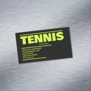 Tennis Magnetiska Visitkort
