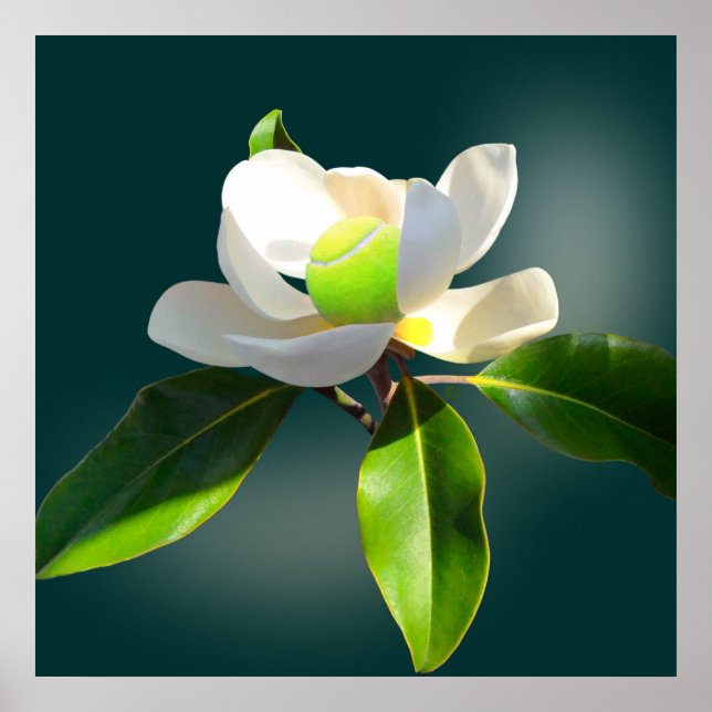 Tennis Magnolia, tennis Poster (Framsidan)