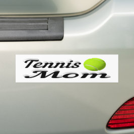 Tennis Mamma Bumper Sticker Bildekal