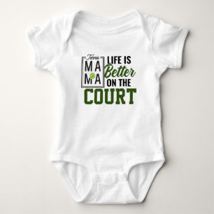 Tennis Mamma Life är bättre på att bli lustig. T Shirt