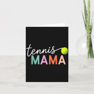 Tennis mamma mor tennisboll spelare present mors d kort