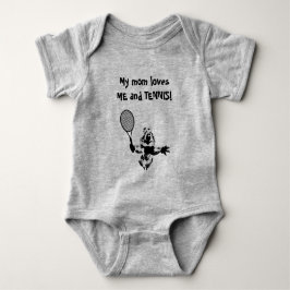 Tennis Mamma Quokka Baby T Shirt