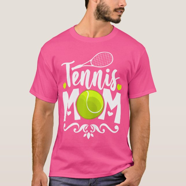 Tennis Mamma T Shirt (Framsida)