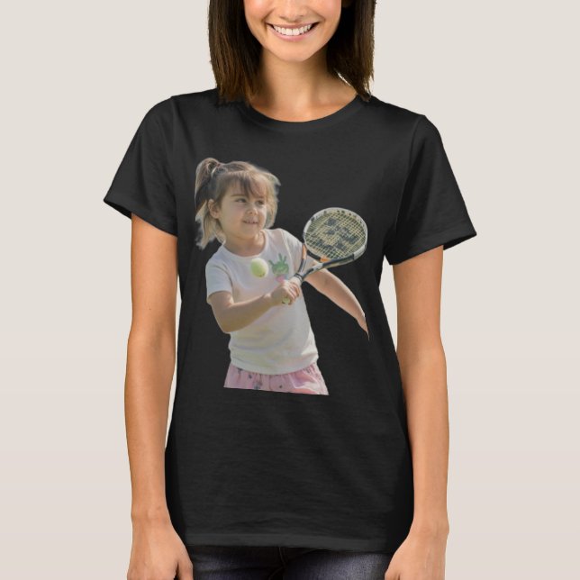 tennis mästare flicka t shirt (Framsida)