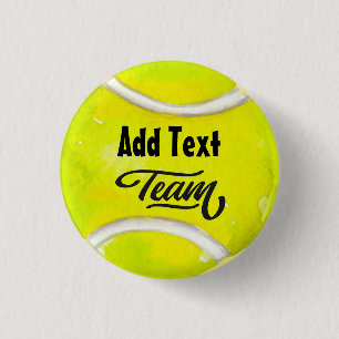 Tennis med Namn i ditt team på Boll Knapp