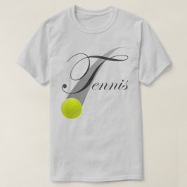 Tennis med tennisboll t shirt