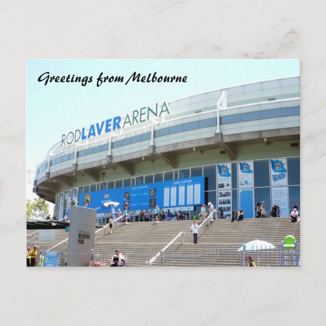 tennis melbourne vykort (Framsida)