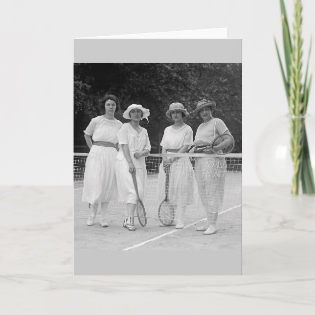 Tennis Mode 1920-talet Kort (Framsida)