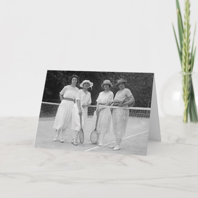 Tennis Mode 1920-talet Kort (Framsida)