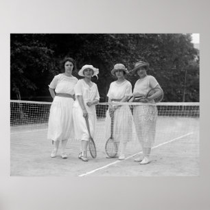 Tennis Mode 1920-talet Poster