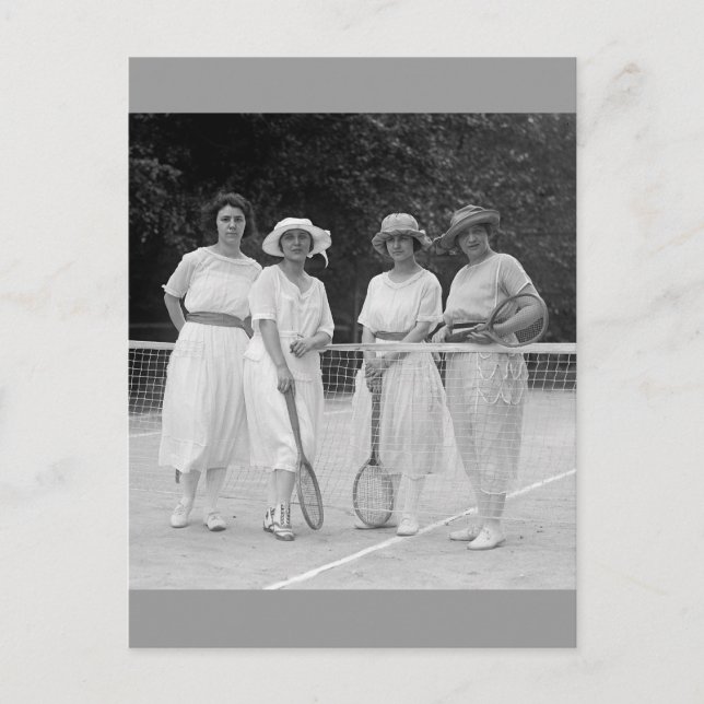 Tennis Mode 1920-talet Vykort (Framsida)