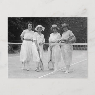 Tennis Mode 1920-talet Vykort