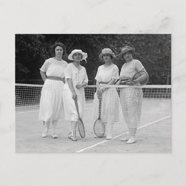 Tennis Mode 1920-talet Vykort (Framsida)