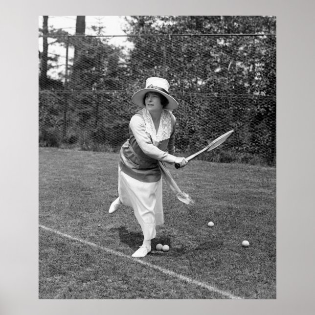 Tennis Mode på 1900-talet i tidigt Poster (Framsidan)
