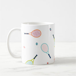 Tennis Monogrammed Sports Personlig Kaffemugg