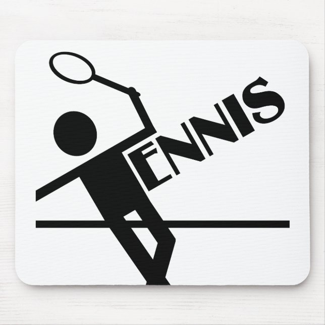 Tennis mousepad, anpassa musmatta (Framsidan)