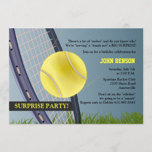 Tennis någon? Inbjudan