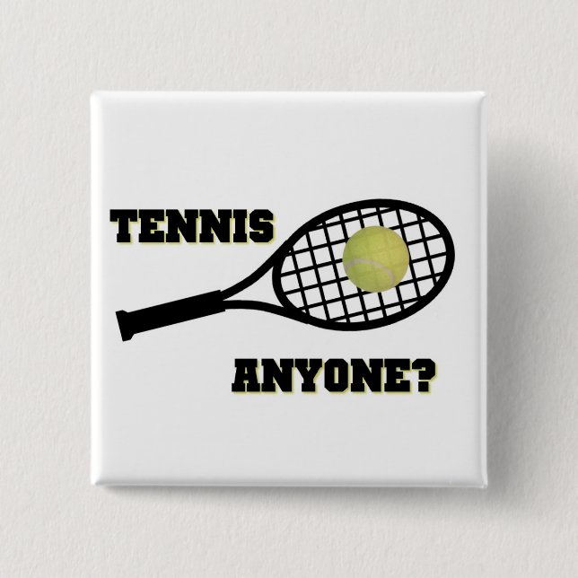 Tennis någon? knapp (Framsida)