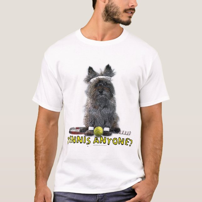 Tennis någon? tee shirt (Framsida)